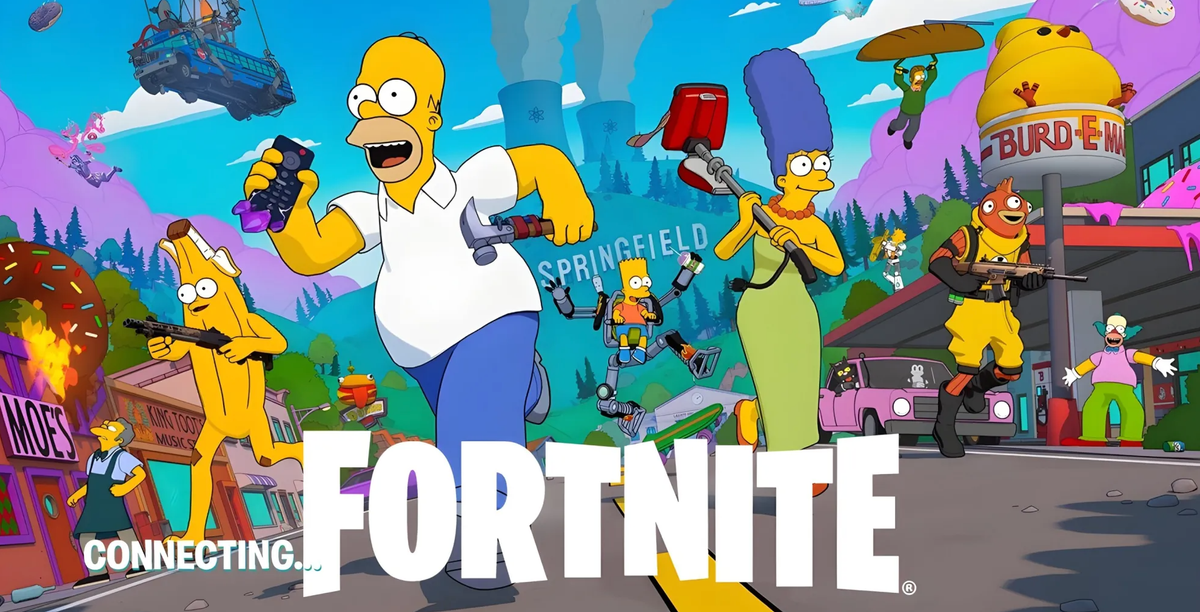 Homer and Bart Are Here: The Simpsons Take Over Fortnite