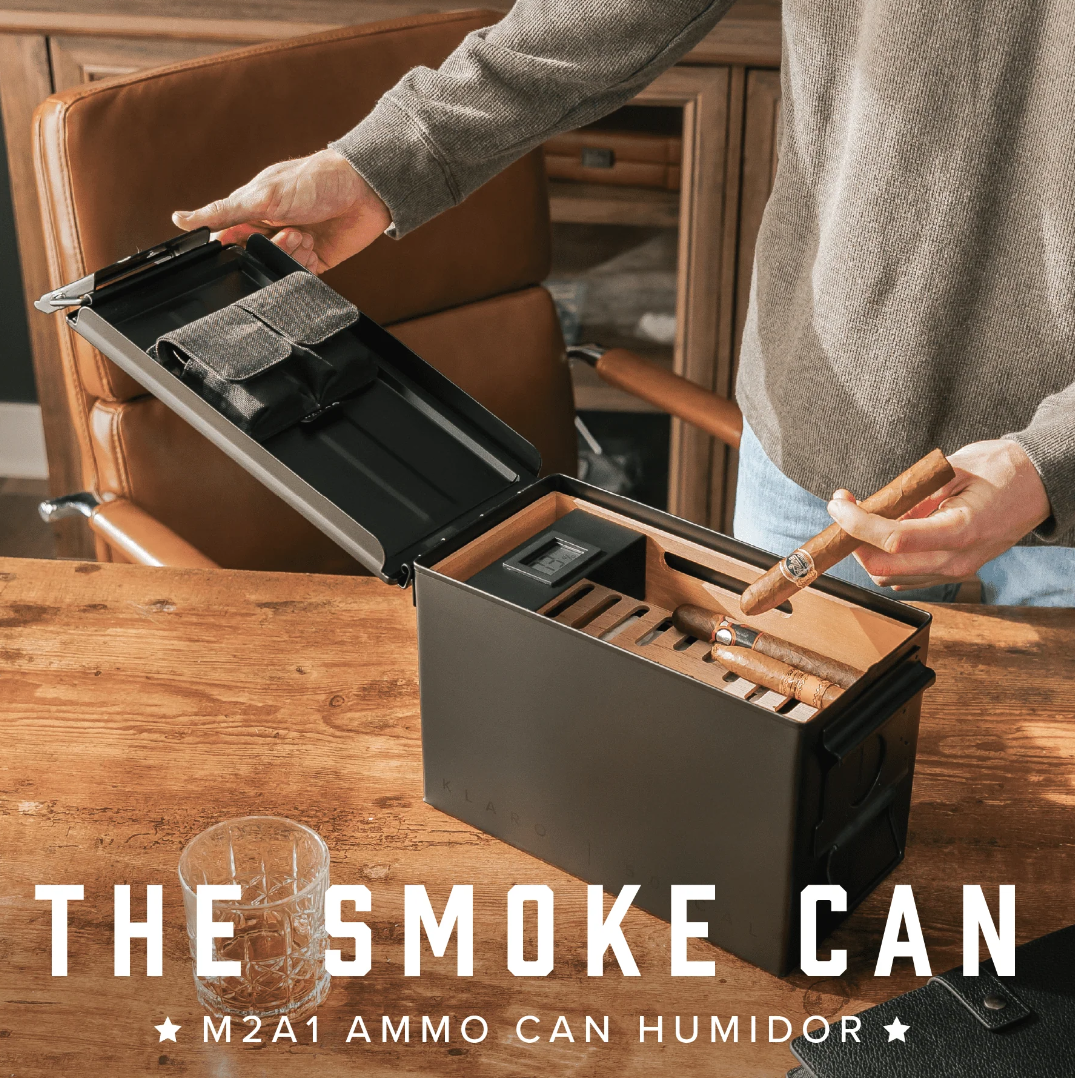 The Smoke Can: A 50 Cal Ammo Can Turned Cigar Fortress